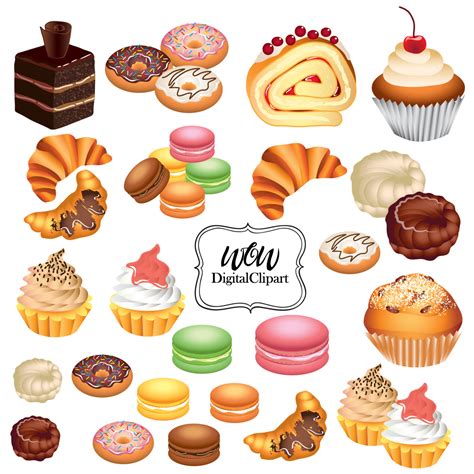 Running pastries clipart - Clipground