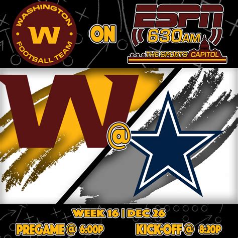 Washington Football Team 2021 Schedule | ESPN 630 DC