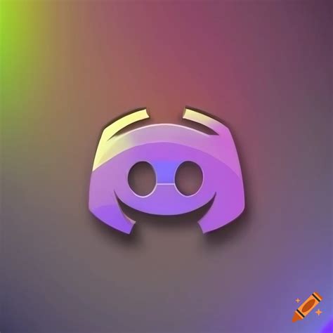 Discord logo modern with shaded colorful background on Craiyon