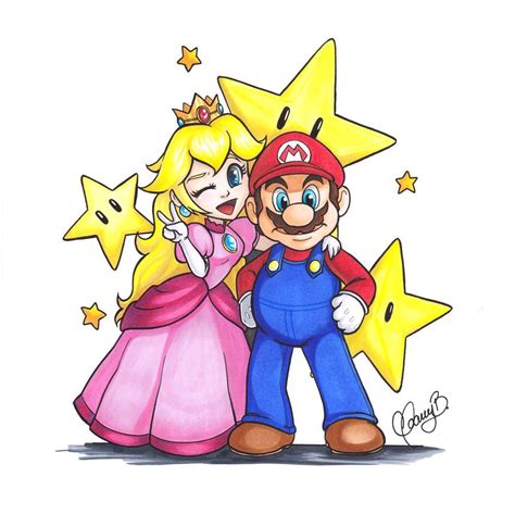 Mario And Peach Together