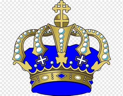 Blue Crown prince Royal family, crown, blue, king, gold png | PNGWing