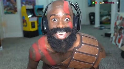 Kai Cenat preps for God of War Ragnarök with dancing Kratos cosplay