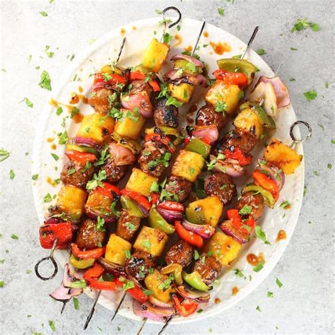 Teriyaki Chicken Meatball Kabobs - Taste And See