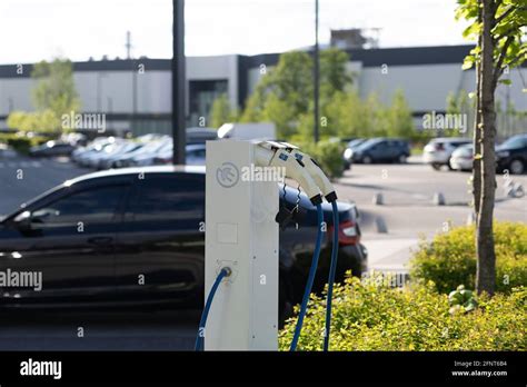 electric car charging station, charging for electric car Stock Photo ...