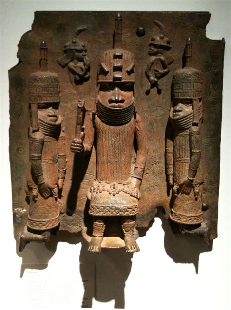 A History of the World in 100 Objects: 77. Benin Plaque: the Oba with ...