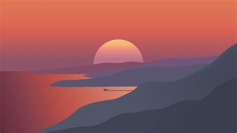 5120x2880 Sunset Minimal 5k 5K ,HD 4k Wallpapers,Images,Backgrounds,Photos and Pictures