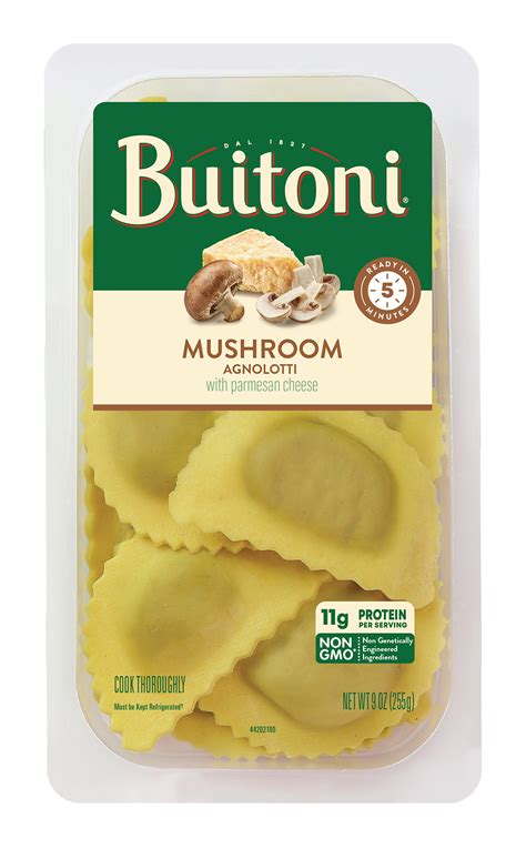 Mushroom Agnolotti - 9 oz. - Freshly Made Italian Pasta, Sauces & Cheese