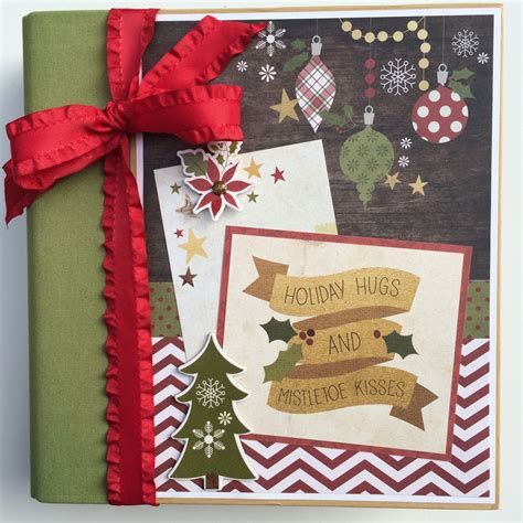 Artsy Albums Scrapbook Album and Page Layout Kits by Traci Penrod: Christmas Scrapbook Album Kit ...