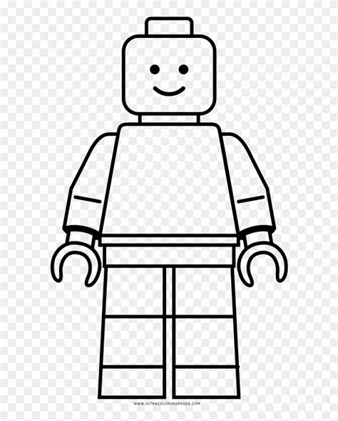 Lego Coloring Page - Lego Minifig Coloring Page - Free Transparent PNG ...