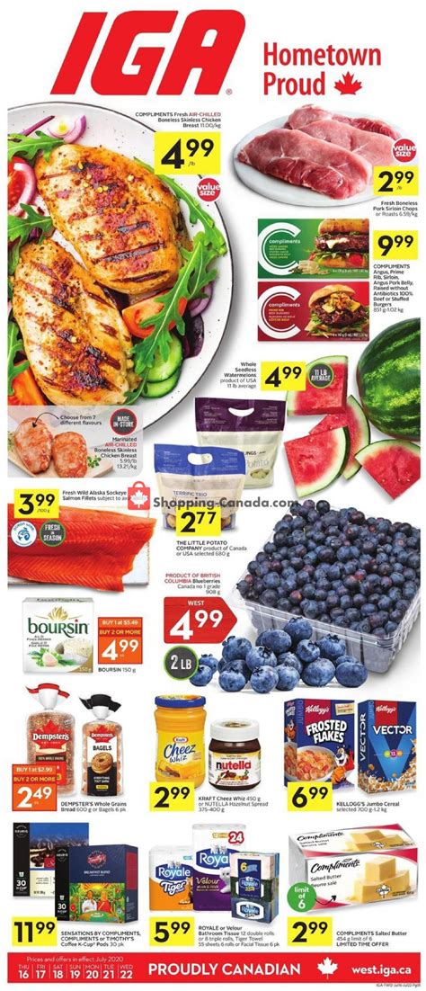 IGA Extra Canada, flyer - (Special Offer - West): July 16 - July 22, 2020 | Shopping Canada