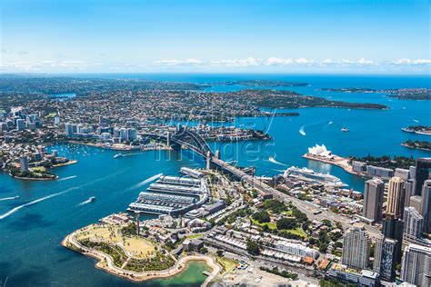 Aerial Stock Image - Sydney Harbour and North Shore