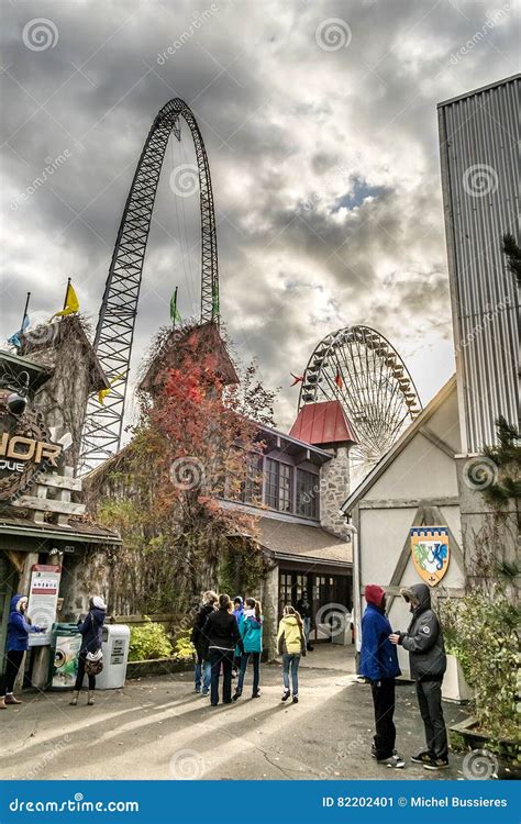 La Ronde Amusement Park Rides Editorial Photo - Image of expires ...