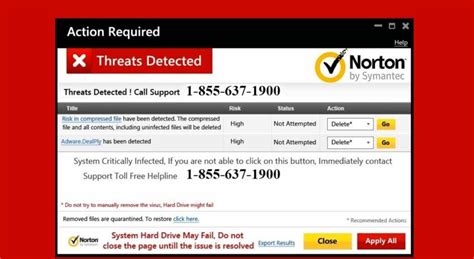 Remove Fake "Norton Security Scan" Pop-up (Call For Support - Scam)