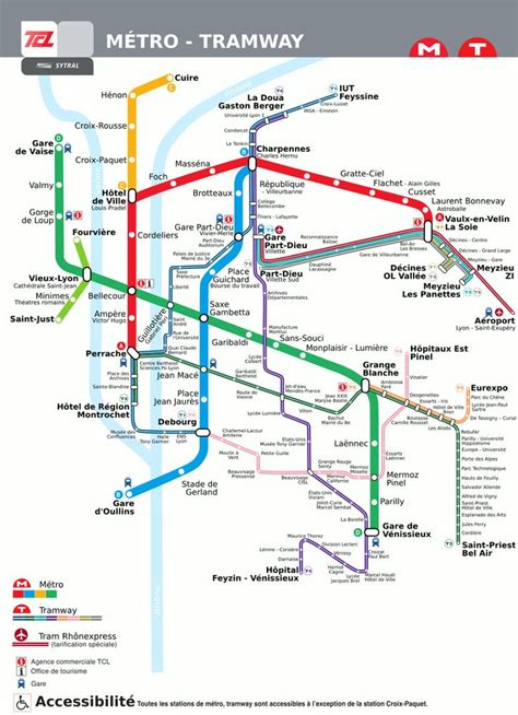 Ferro-Lyon - Compléments - Plan Métro Tram | Plan de métro, Plans, Métro