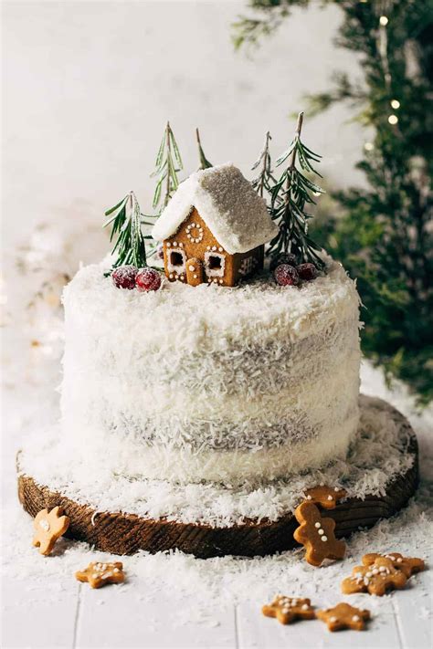 Gingerbread Cake with Coconut Cream Cheese Frosting - Butternut Bakery