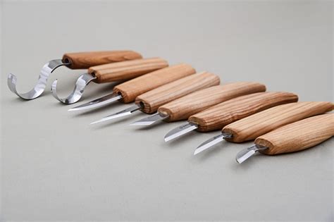 Beaver Craft S08 Wood Carving Set of 8 Knives - BeaverCraft Carving ...