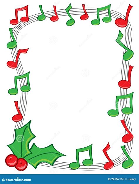 Holiday Music Border Royalty Free Stock Photo - Image: 22257165