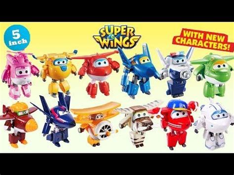 12 Super Wings Transforming Robots Jett Jerome Donnie Dizzy Paul Mira Albert || Keith's Toy Box ...