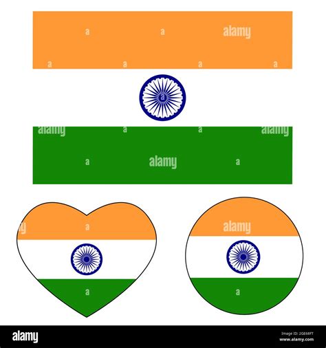 india flag on white background. India national flag sign. indian flag ...