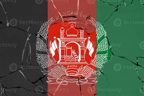 3D Flag of Afghanistan on glass 11650559 Stock Photo at Vecteezy