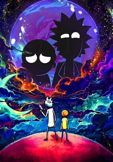 Rick and Morty in Outer Space (1668x2388) Resolution Wallpaper Cool ...