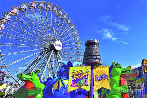 Boardwalk Rides Seaside Heights NJ Photograph by Regina Geoghan - Fine ...