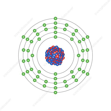 Tellurium, atomic structure - Stock Image - C013/1602 - Science Photo ...