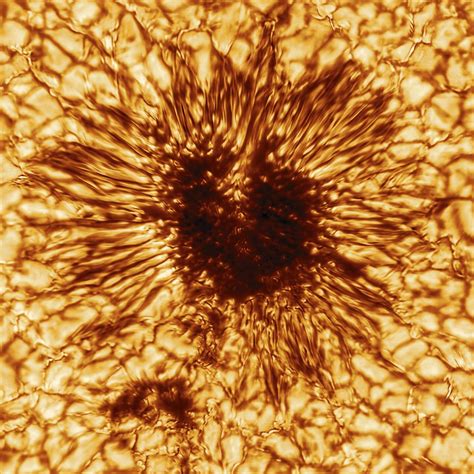 Solar telescope releases first image of a sunspot