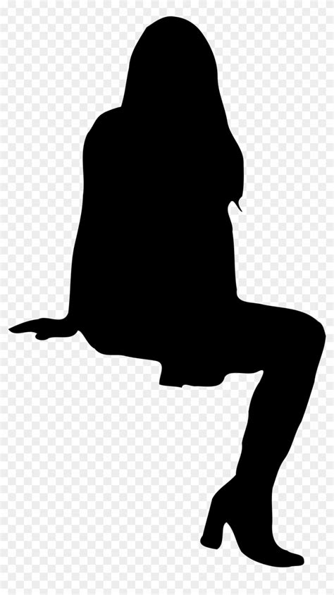 Silhouette People Sitting Png - Silhouette Woman Sitting Png ...