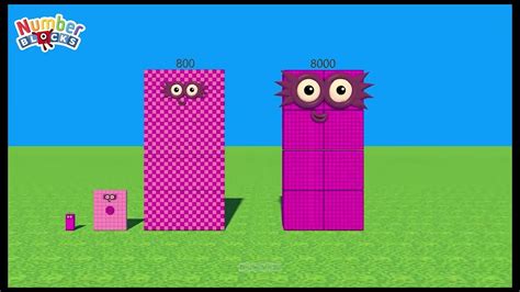 Numberblocks Comparison 80 800 8000 80000 To Million, 56% OFF