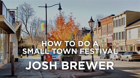 How To Do A Small Town Festival - YouTube