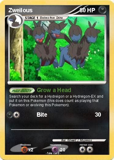 Pokémon Zweilous 39 39 - Grow a Head - My Pokemon Card