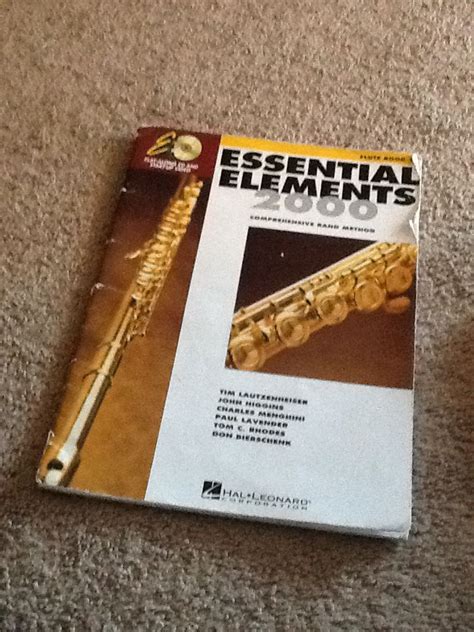 Essential elements 2000 Flute book 1 | Flute, Essential elements, Book 1