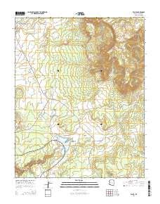 Tsaile Lake Campground Topo Map in Apache County, Arizona