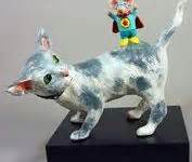 75 best Whimsical Ceramic Animal Sculptures by Cathy Meincer images on Pinterest | Ceramic ...