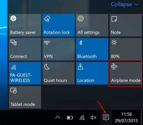 turn off airplane mode windows 10 | [+] 99 DEGREE