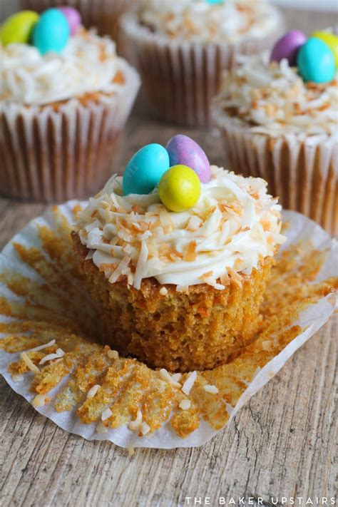 The Baker Upstairs: Easter carrot cupcakes