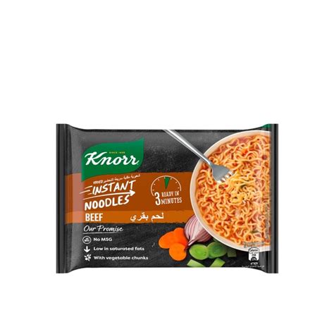 Knorr Beef And Vegetable Instant Noodles 66g - MegaMart Bahrain