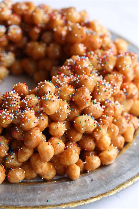 Easy Homemade Struffoli {Authentic Recipe & Video} | Cookies and Cups