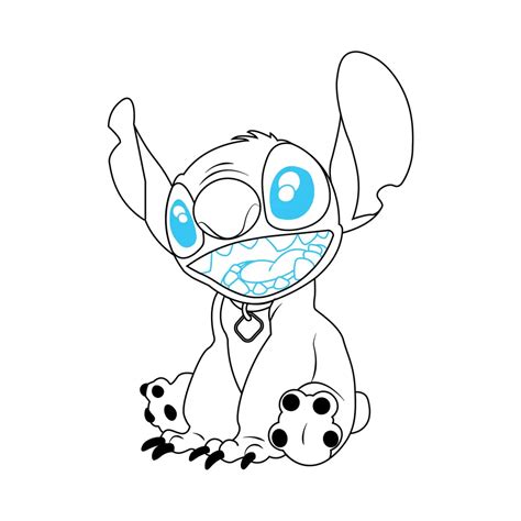 How to Draw Stitch Step by Step