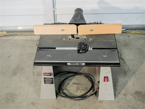 Used PORTER-CABLE Bench Top Router Table – Coast Machinery Group