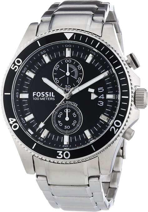 Fossil Men's CH2935 Wakefield Stainless Steel Watch with Link Bracelet ...