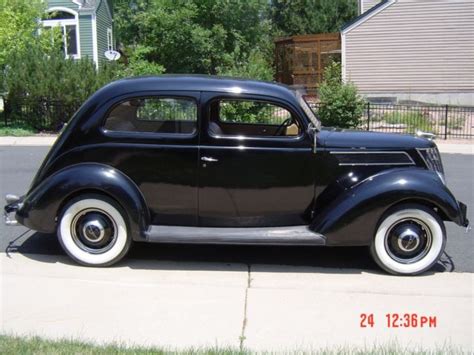 1937 Ford 2 door slant back sedan for sale: photos, technical ...