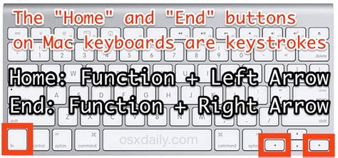 Two Mac Keyboard Shortcuts For Missing Home And End Keys C78