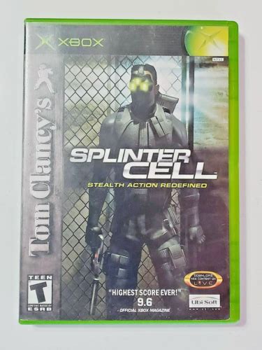 Tom Clancy's Splinter Cell (Xbox, 2002) complete with game disc, case and manual | eBay