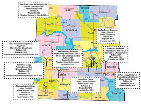 14-Wind energy map for western North Dakota (Stults 2016). | Download Scientific Diagram