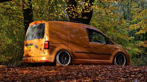 Lowered VW Caddy Van