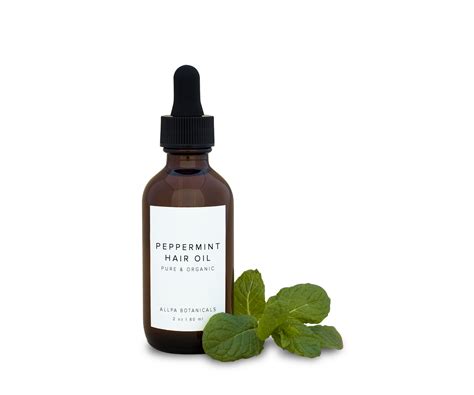 Peppermint Hair Oil - Natural & Organic - Allpa Botanicals