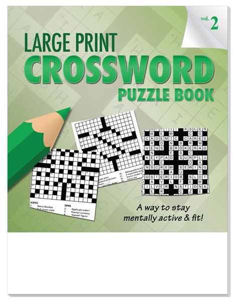 Wholesale Large Print Crossword Puzzle Book Volume 2 | DollarDays