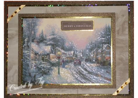 Tig's Cards: THOMAS KINKADE CHRISTMAS CARD